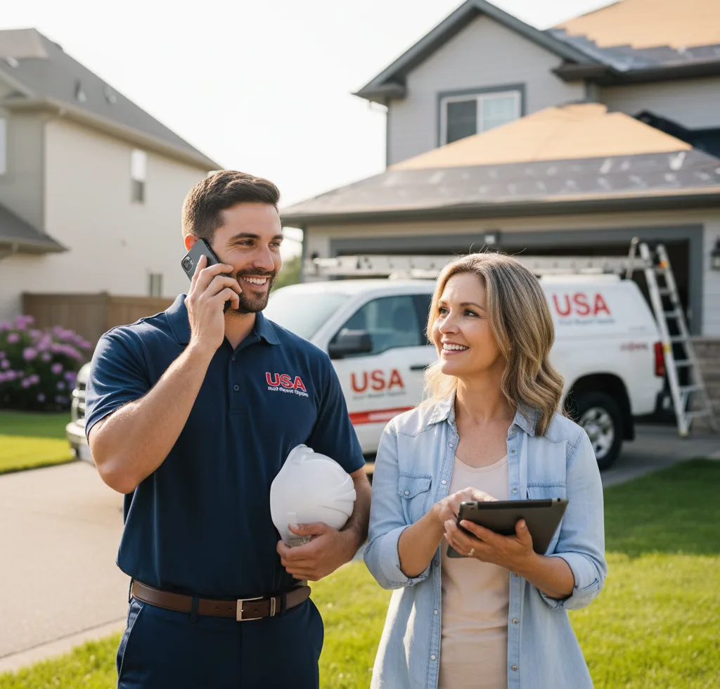 USA Roof Repair Experts customer support in Brighton